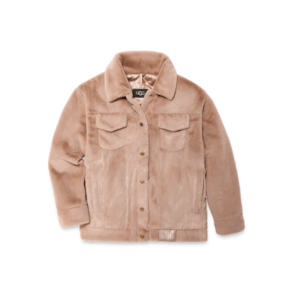UGG Frankie Faux Fur Trucker Jacket for Women UGG UK